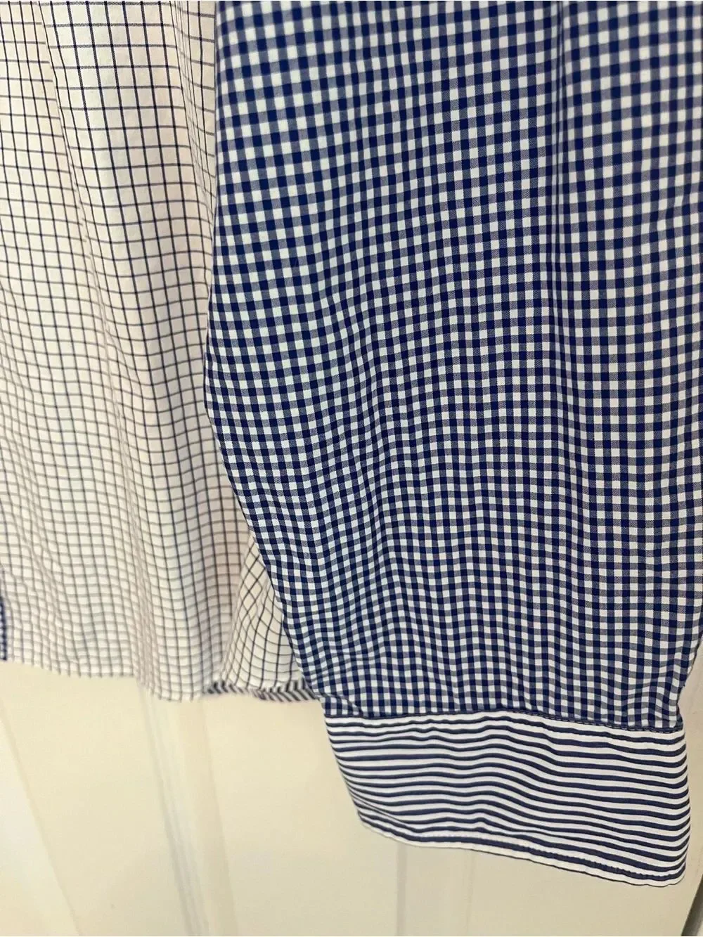 NWT J. Crew Secret Wash Stripe & Gingham Button-Down Slim Fit Organic Shirt